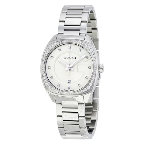 gucci women's g frame watch|stainless steel gucci ladies watches.